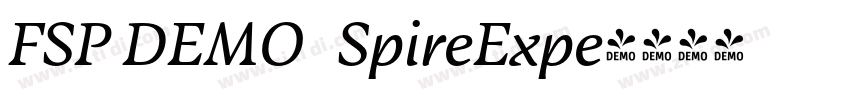 FSP DEMO   SpireExpe字体转换